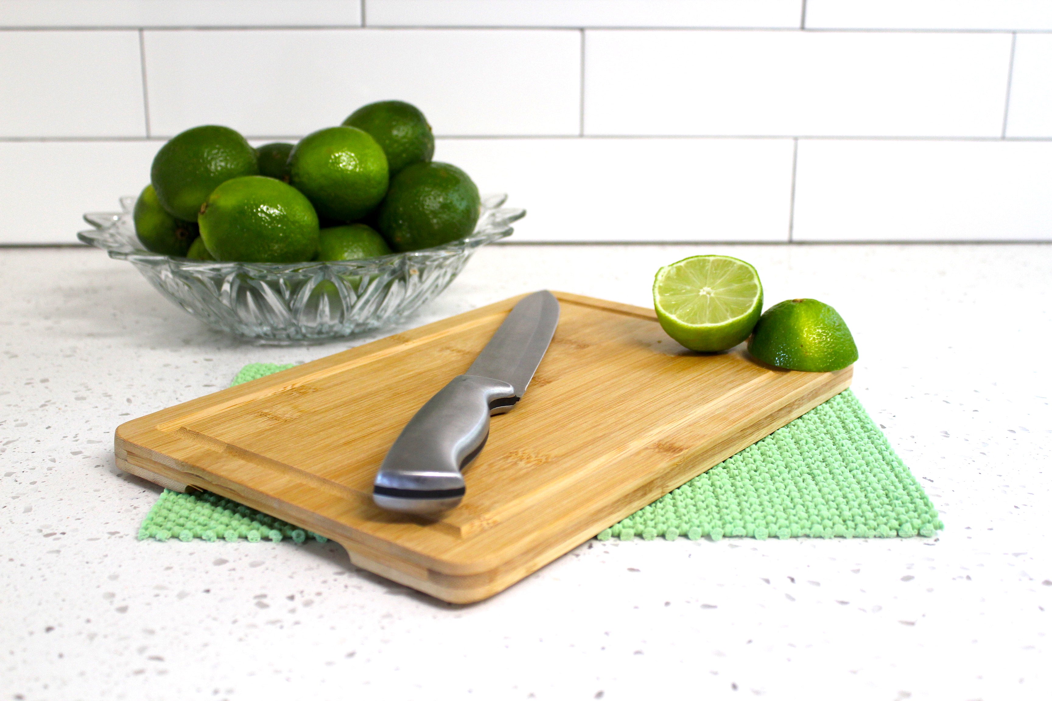 Resort Chef International Non-Slip Safety Mat for Under Kitchen Cutting Boards - Hygienic Non-Absorbent and Dishwasher Safe